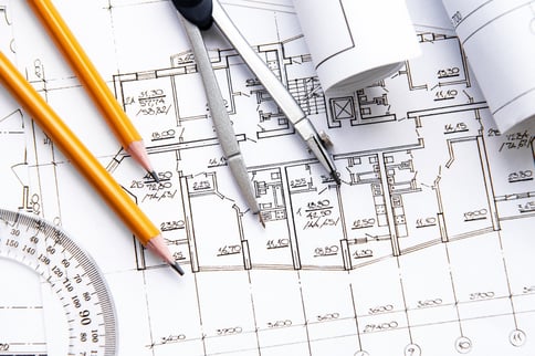 print of plans of building